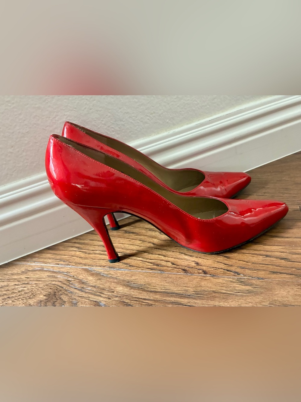 Stuart Weitzman Quasar Red Stiletto Pumps Size 9 B Shoes Heels